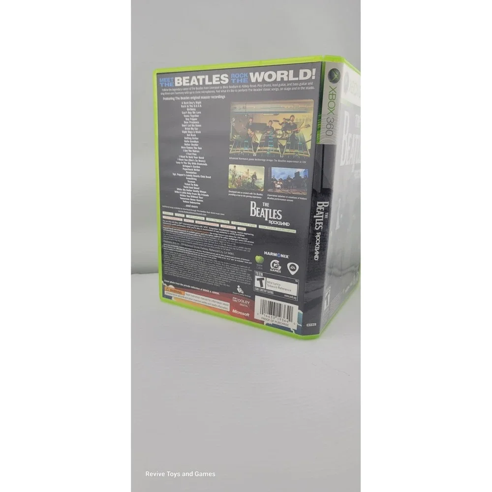 Beatles: Rock Band (Microsoft Xbox 360,‎ 2009) CIB Complete Tested and Working